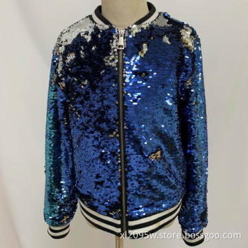 Individual Sequin coat children's wear